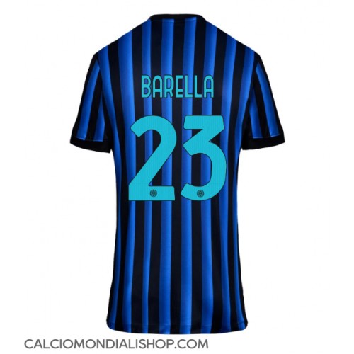 Maglie da calcio Inter Milan Nicolo Barella #23 Prima Maglia Femminile 2025-26 Manica Corta